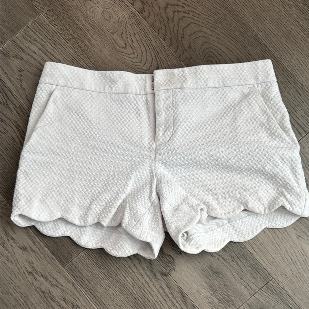 Club Monaco High Waist White Shorts